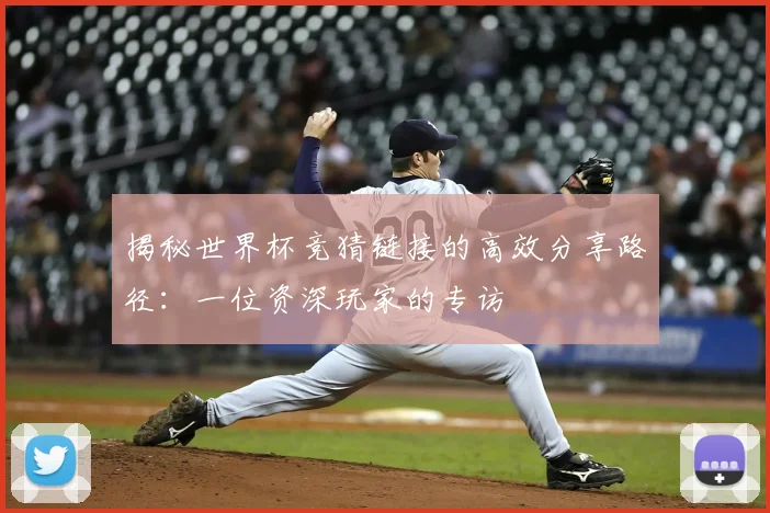 揭秘世界杯竞猜链接的高效分享路径:一位资深玩家的专访